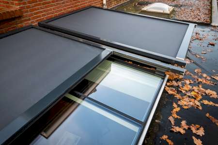 lichtstraat met zonwering